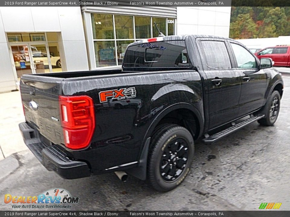 2019 Ford Ranger Lariat SuperCrew 4x4 Shadow Black / Ebony Photo #2