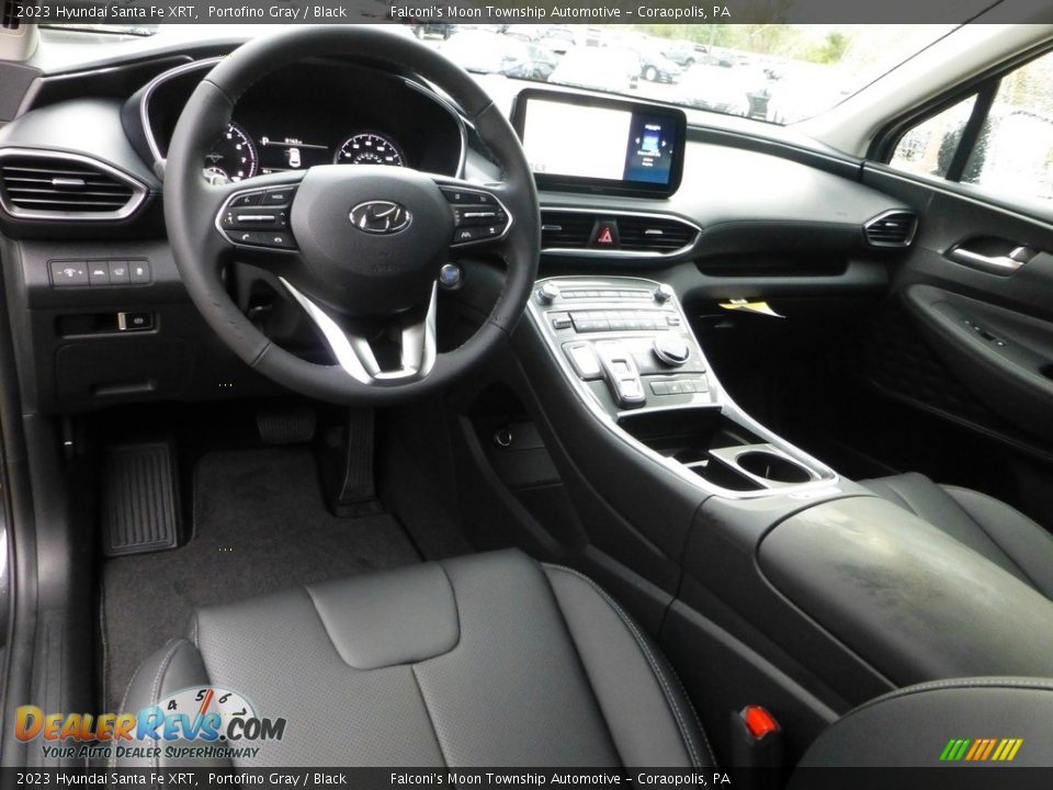 Black Interior - 2023 Hyundai Santa Fe XRT Photo #13