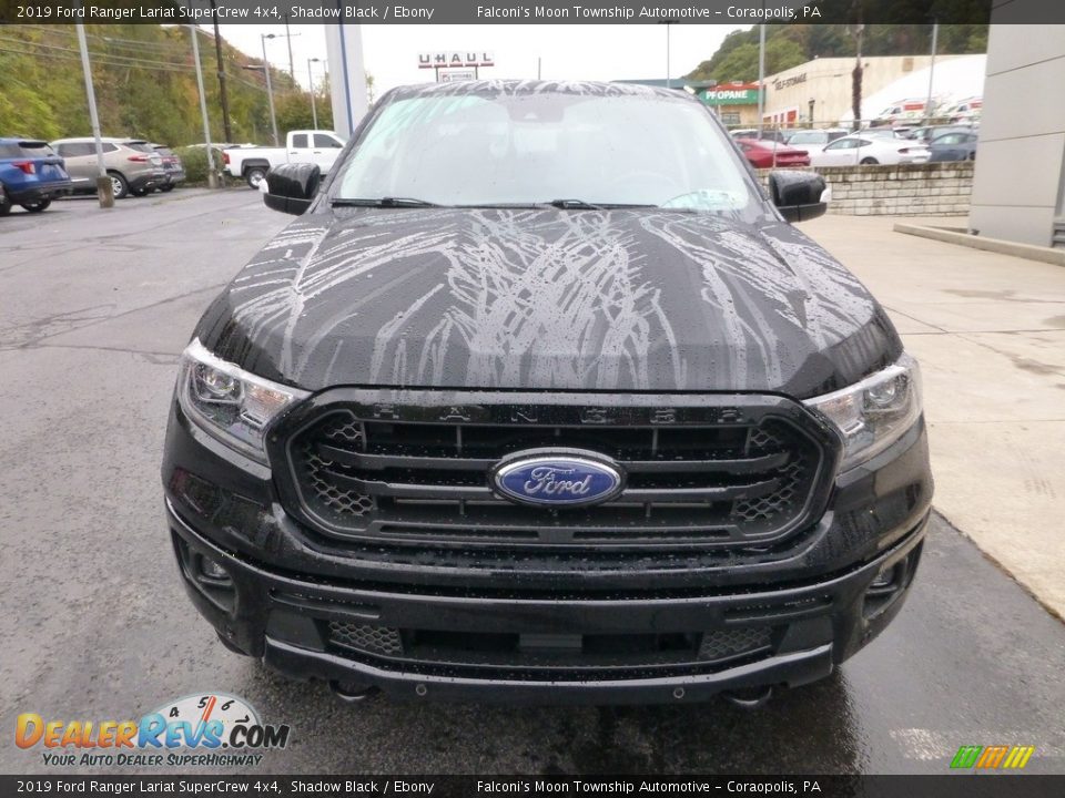 2019 Ford Ranger Lariat SuperCrew 4x4 Shadow Black / Ebony Photo #7