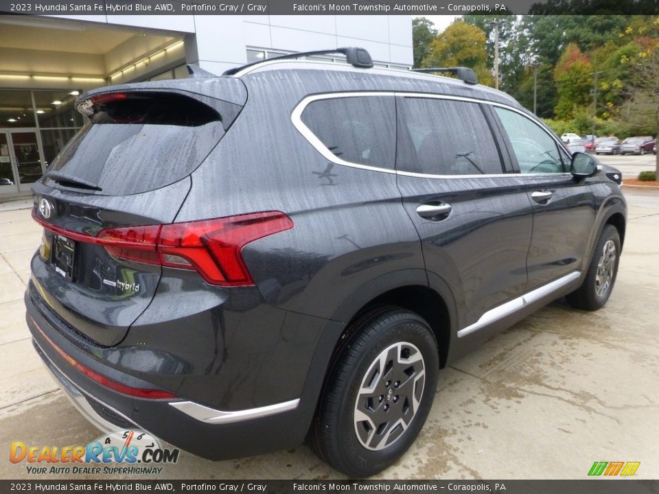 2023 Hyundai Santa Fe Hybrid Blue AWD Portofino Gray / Gray Photo #2