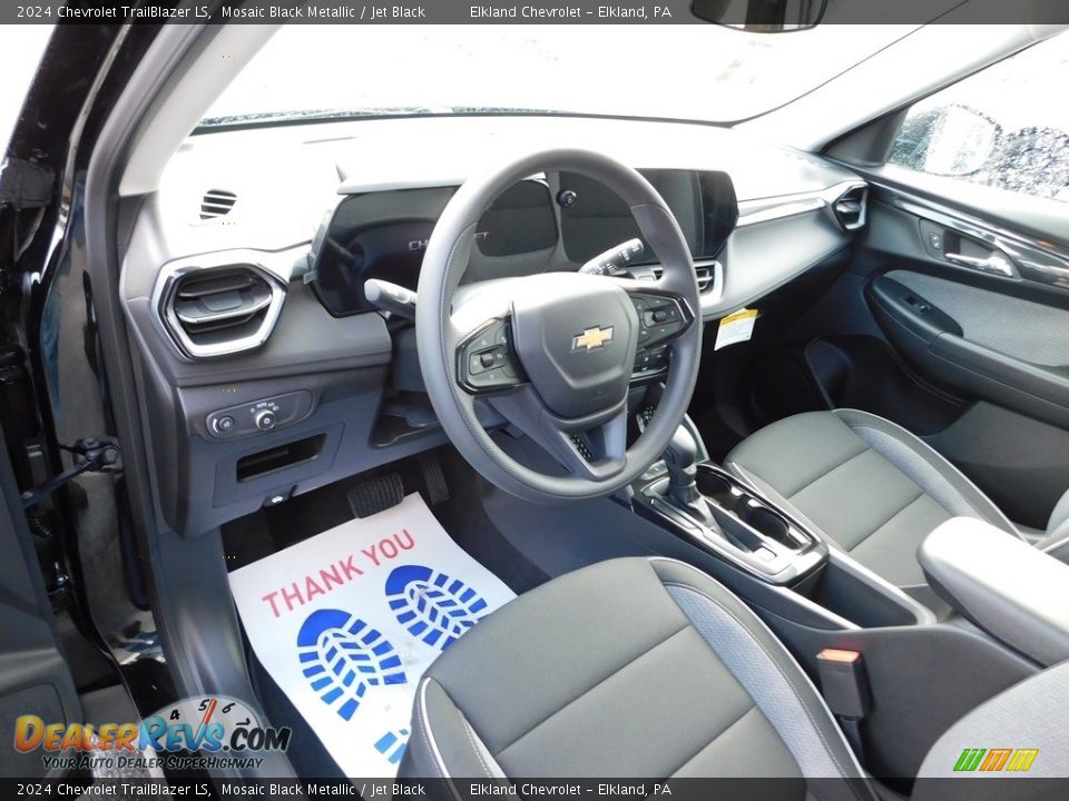 Jet Black Interior - 2024 Chevrolet TrailBlazer LS Photo #18