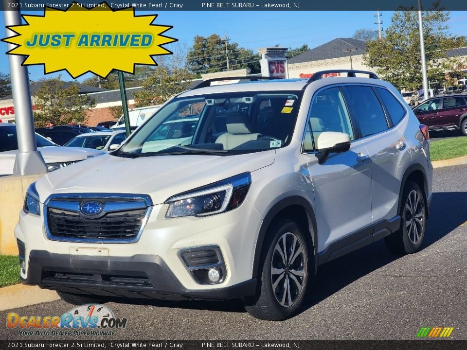 2021 Subaru Forester 2.5i Limited Crystal White Pearl / Gray Photo #1