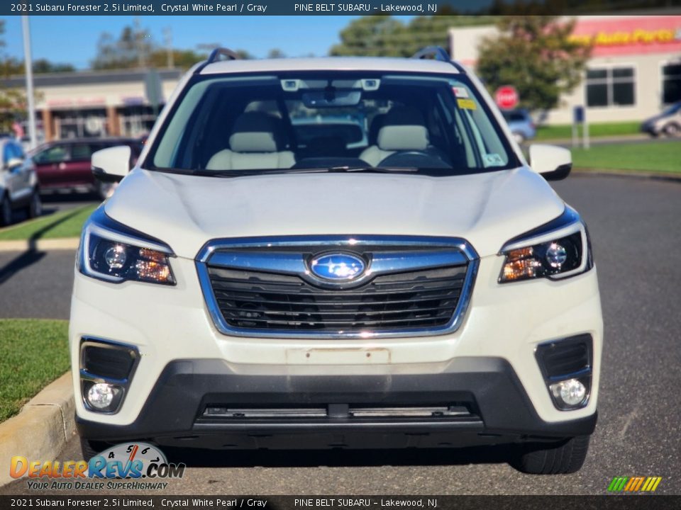 2021 Subaru Forester 2.5i Limited Crystal White Pearl / Gray Photo #2
