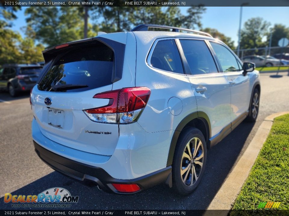 2021 Subaru Forester 2.5i Limited Crystal White Pearl / Gray Photo #3