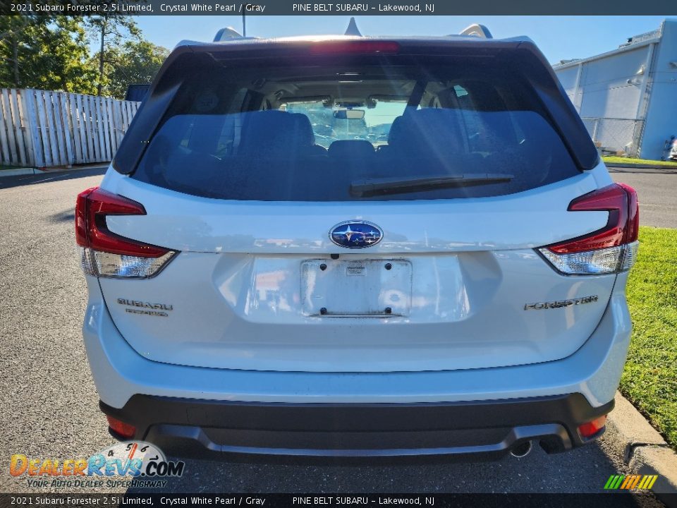 2021 Subaru Forester 2.5i Limited Crystal White Pearl / Gray Photo #4