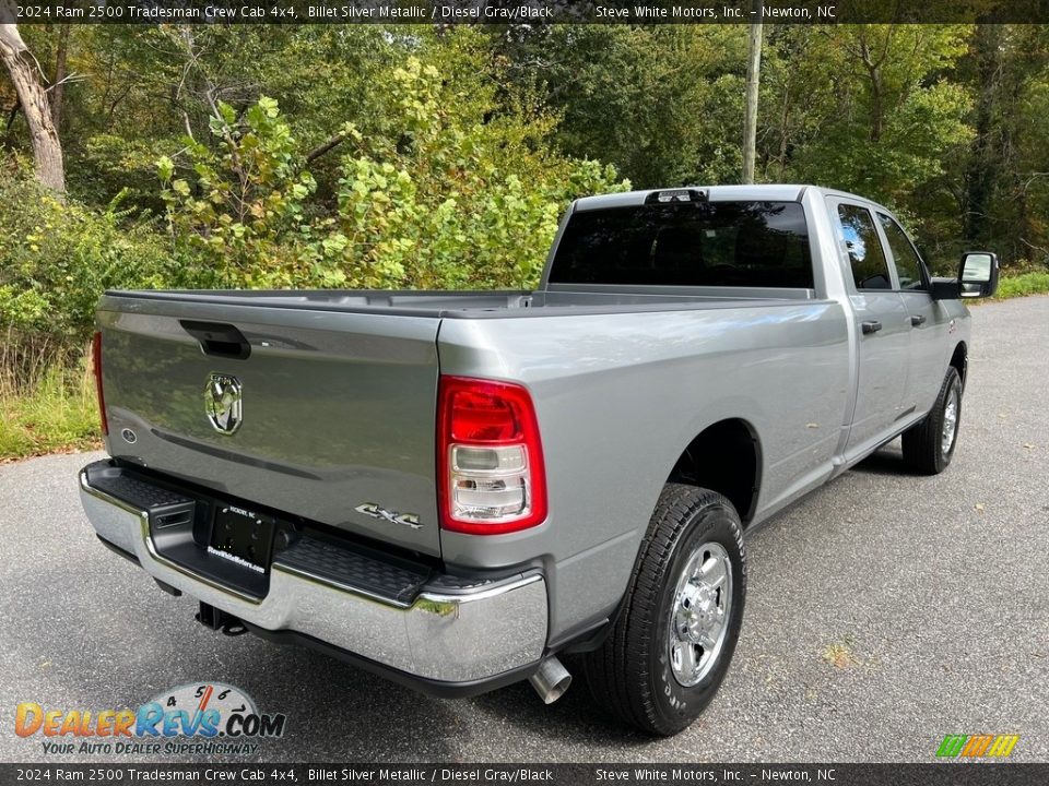 2024 Ram 2500 Tradesman Crew Cab 4x4 Billet Silver Metallic / Diesel Gray/Black Photo #6