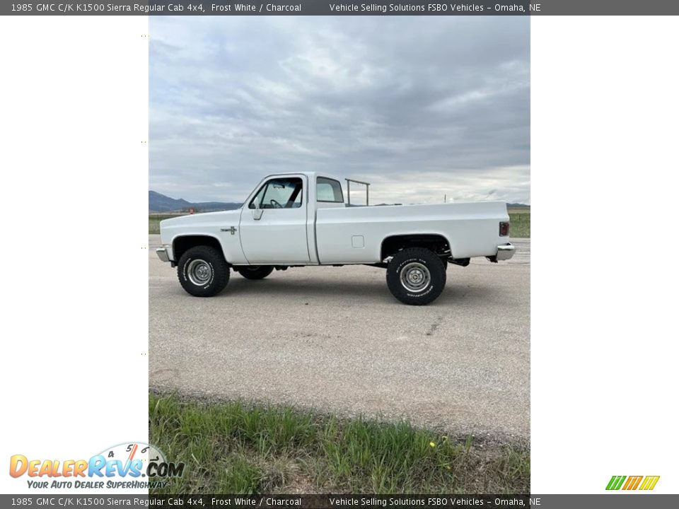 Frost White 1985 GMC C/K K1500 Sierra Regular Cab 4x4 Photo #1