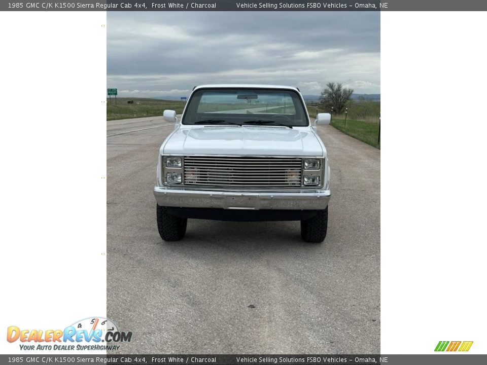 Frost White 1985 GMC C/K K1500 Sierra Regular Cab 4x4 Photo #2