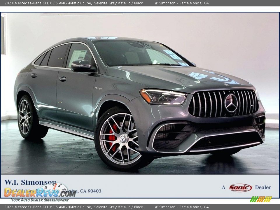 2024 Mercedes-Benz GLE 63 S AMG 4Matic Coupe Selenite Gray Metallic / Black Photo #1