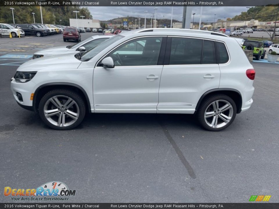 Pure White 2016 Volkswagen Tiguan R-Line Photo #2