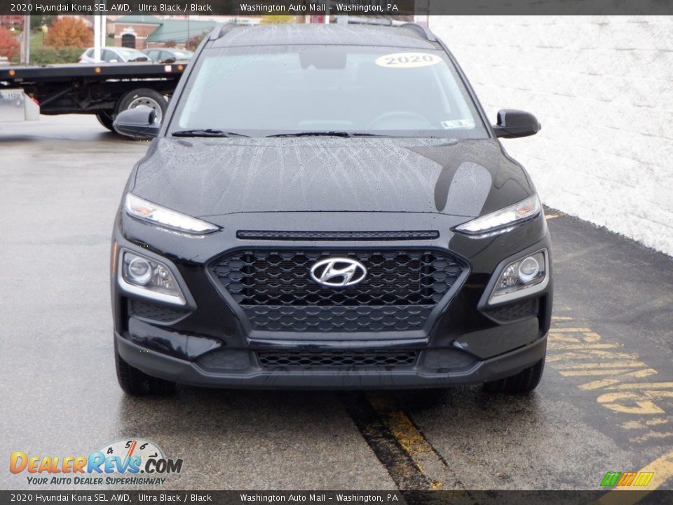 2020 Hyundai Kona SEL AWD Ultra Black / Black Photo #2