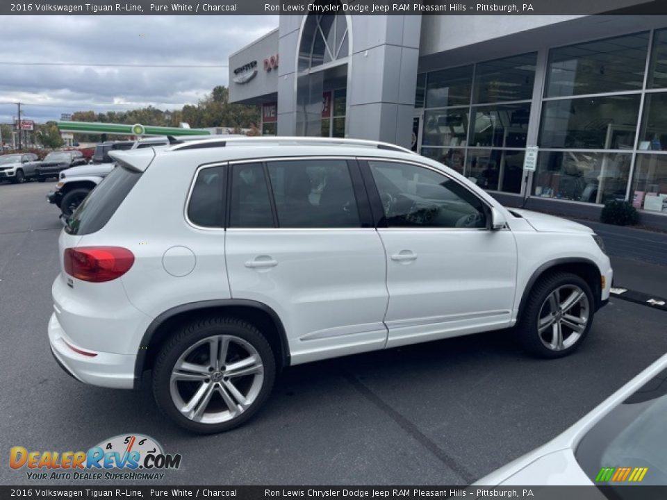 2016 Volkswagen Tiguan R-Line Pure White / Charcoal Photo #4