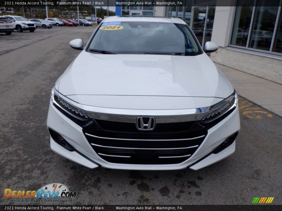 2021 Honda Accord Touring Platinum White Pearl / Black Photo #5