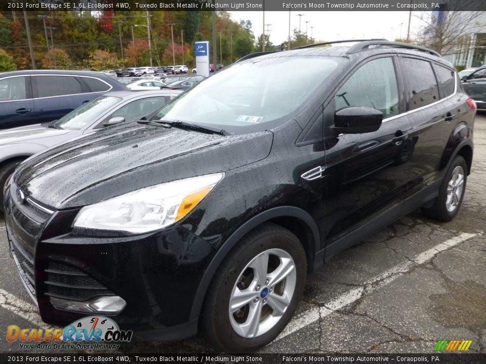 2013 Ford Escape SE 1.6L EcoBoost 4WD Tuxedo Black Metallic / Medium Light Stone Photo #1