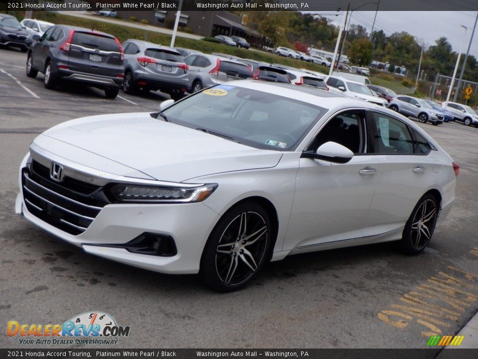 Platinum White Pearl 2021 Honda Accord Touring Photo #6