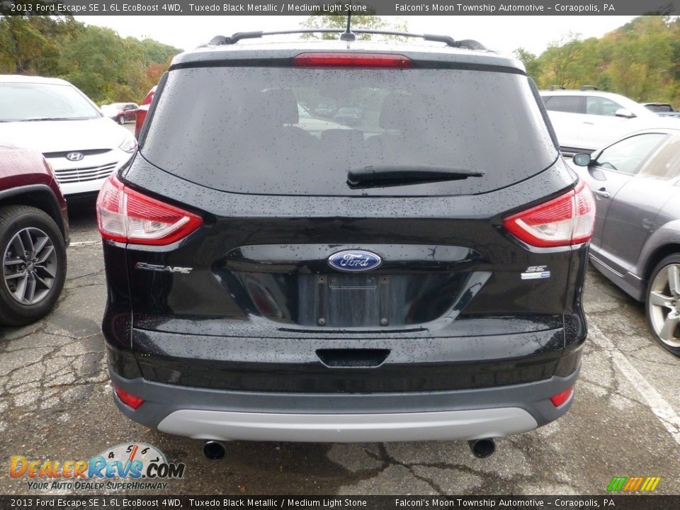 2013 Ford Escape SE 1.6L EcoBoost 4WD Tuxedo Black Metallic / Medium Light Stone Photo #3