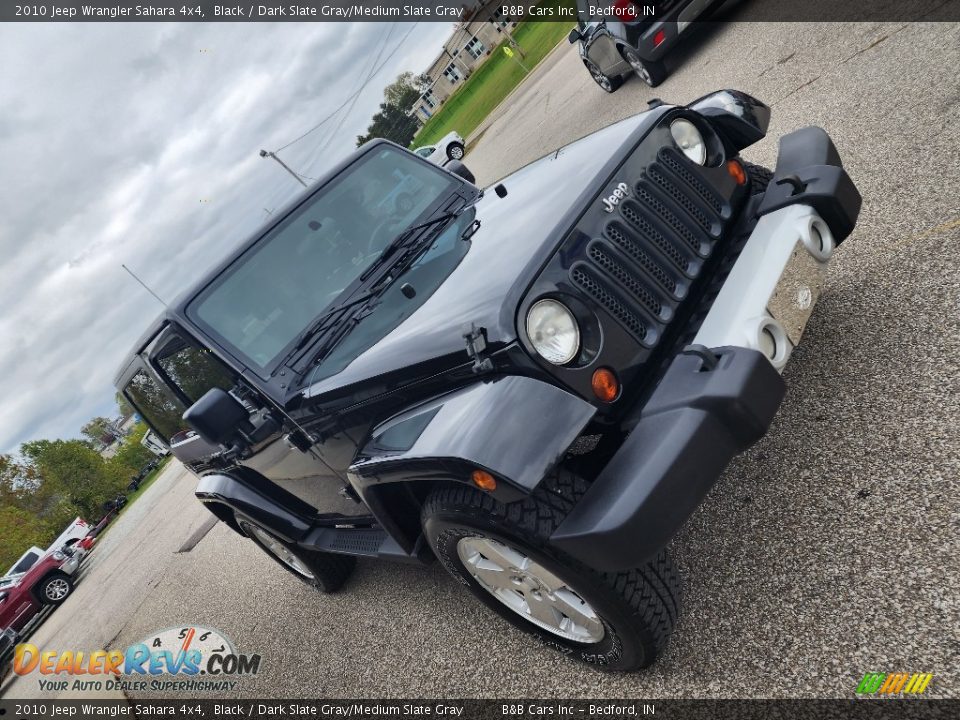 2010 Jeep Wrangler Sahara 4x4 Black / Dark Slate Gray/Medium Slate Gray Photo #7