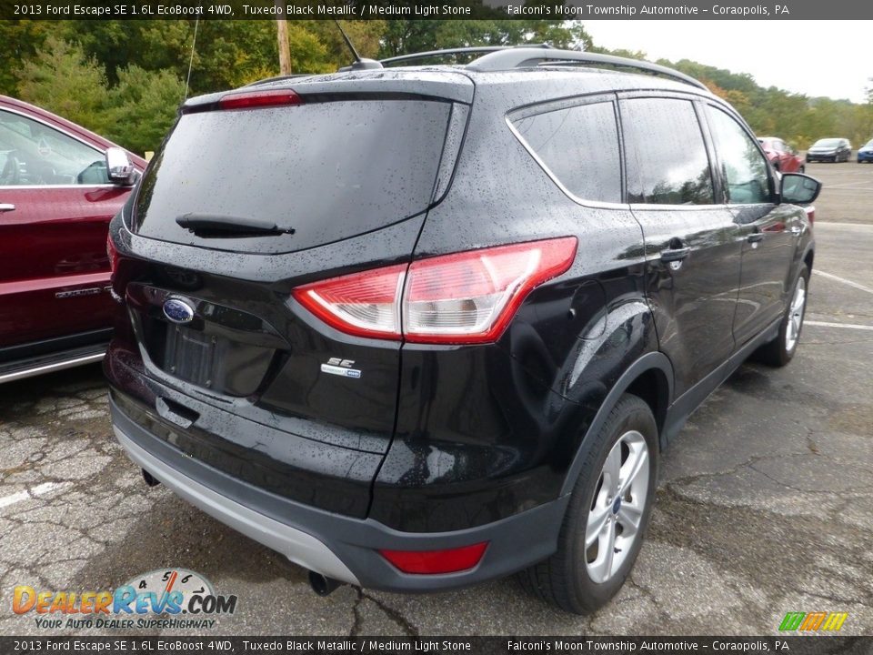 2013 Ford Escape SE 1.6L EcoBoost 4WD Tuxedo Black Metallic / Medium Light Stone Photo #4