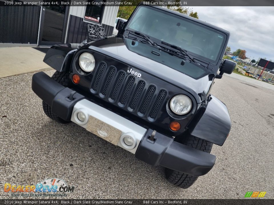 2010 Jeep Wrangler Sahara 4x4 Black / Dark Slate Gray/Medium Slate Gray Photo #8