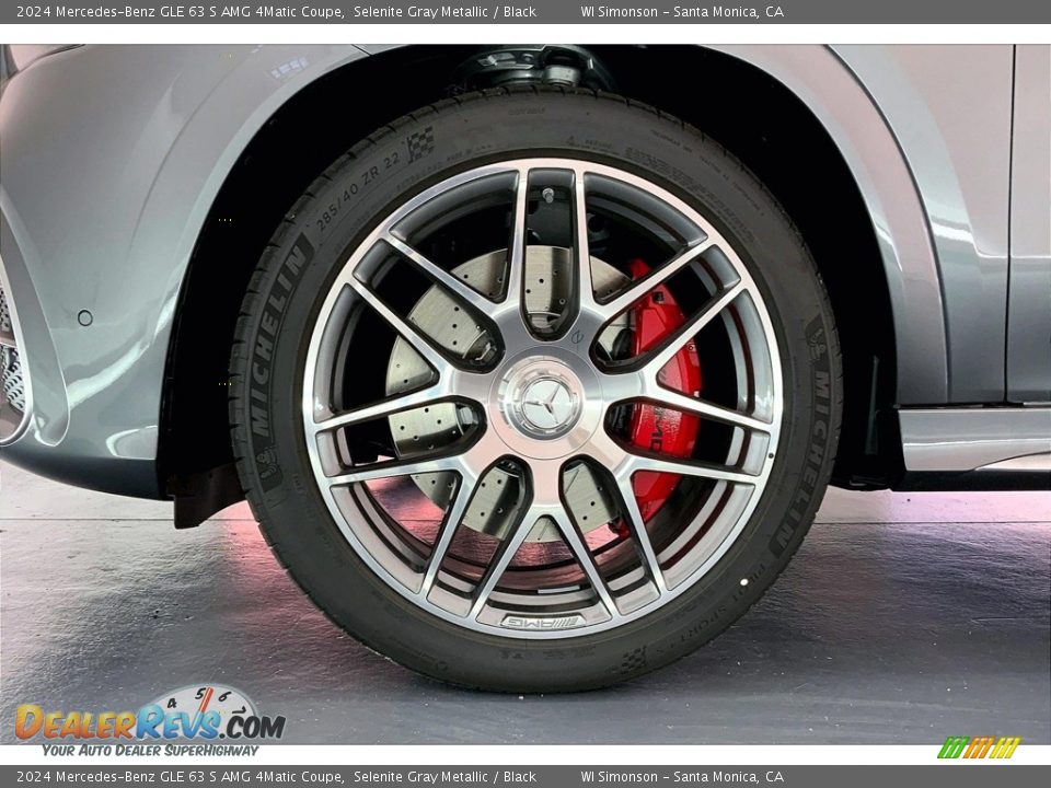 2024 Mercedes-Benz GLE 63 S AMG 4Matic Coupe Selenite Gray Metallic / Black Photo #10