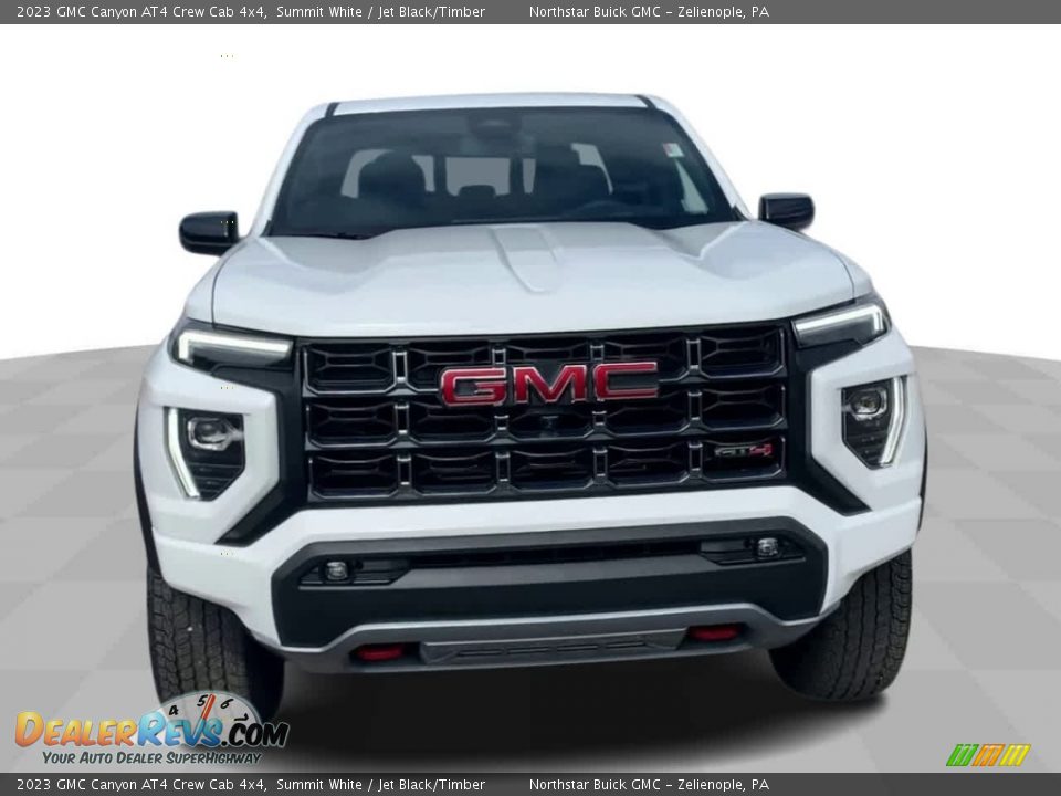 2023 GMC Canyon AT4 Crew Cab 4x4 Summit White / Jet Black/Timber Photo #3