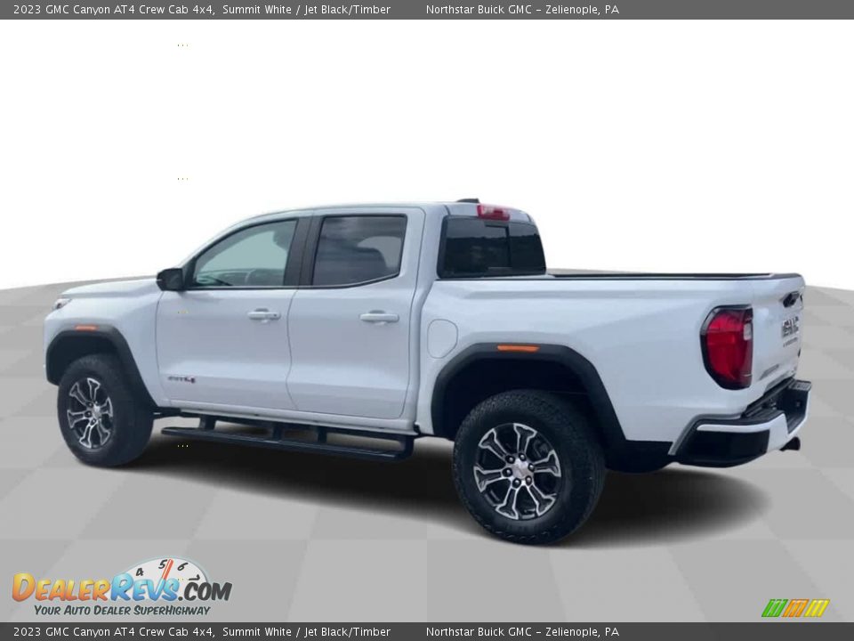 2023 GMC Canyon AT4 Crew Cab 4x4 Summit White / Jet Black/Timber Photo #6