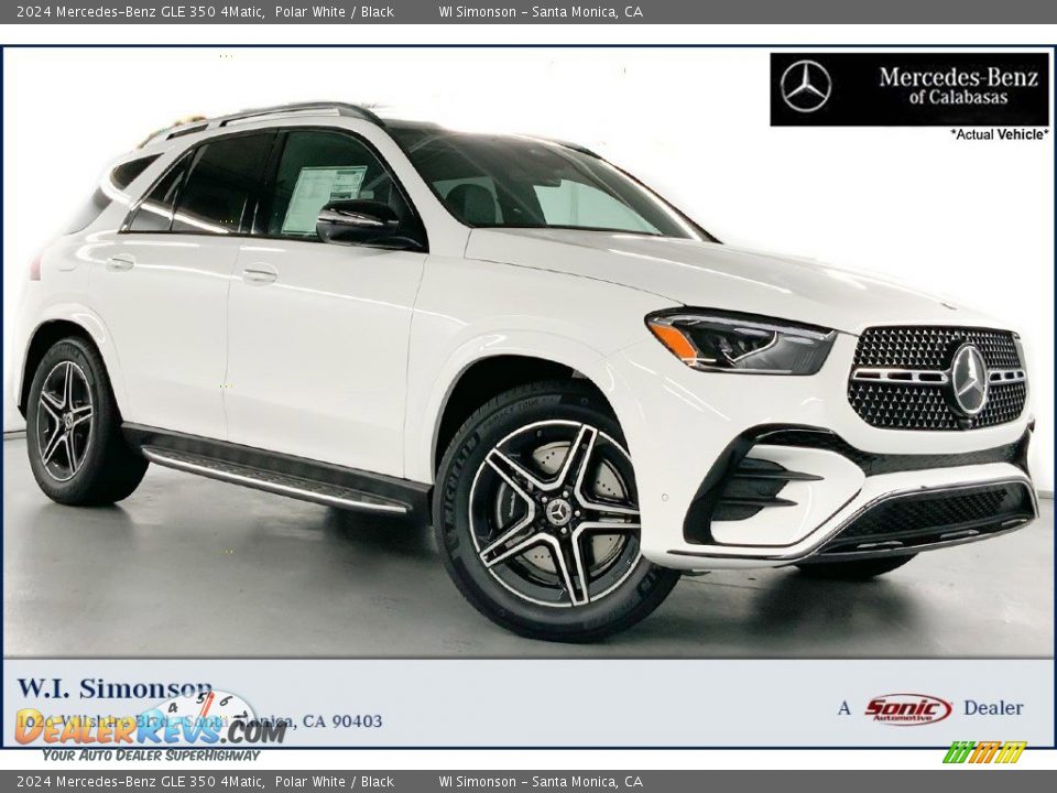 2024 Mercedes-Benz GLE 350 4Matic Polar White / Black Photo #1