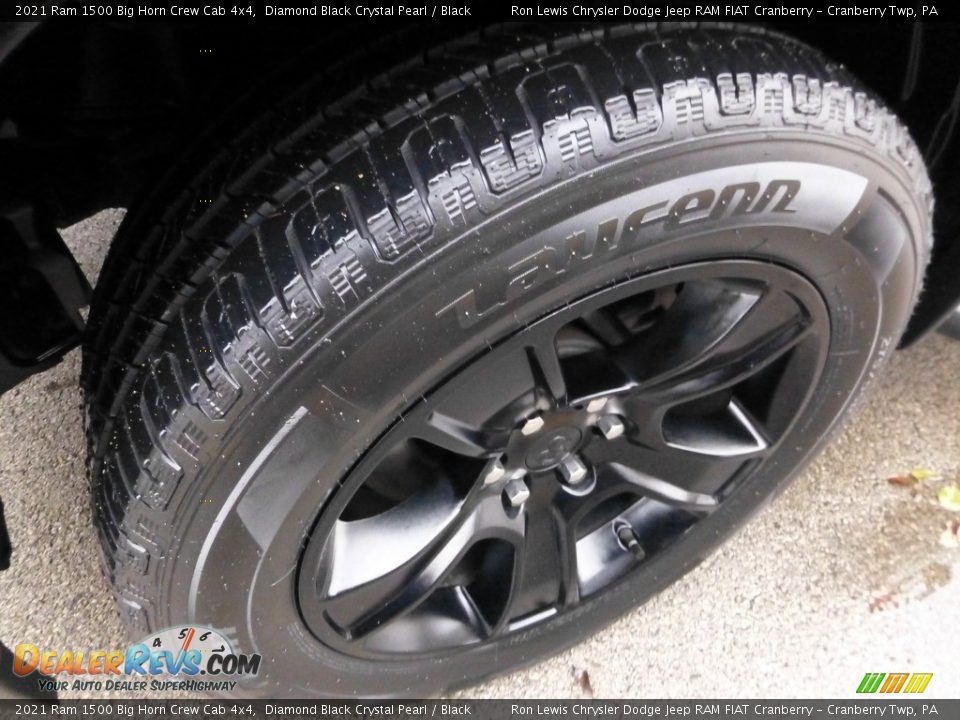 2021 Ram 1500 Big Horn Crew Cab 4x4 Diamond Black Crystal Pearl / Black Photo #9