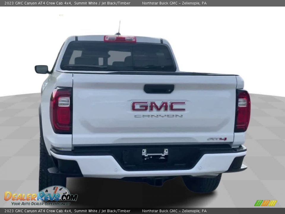 2023 GMC Canyon AT4 Crew Cab 4x4 Summit White / Jet Black/Timber Photo #7