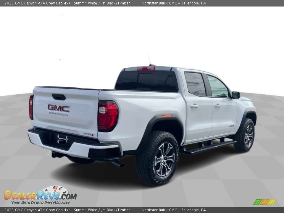 2023 GMC Canyon AT4 Crew Cab 4x4 Summit White / Jet Black/Timber Photo #8