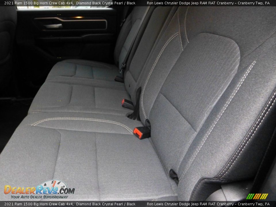 2021 Ram 1500 Big Horn Crew Cab 4x4 Diamond Black Crystal Pearl / Black Photo #11