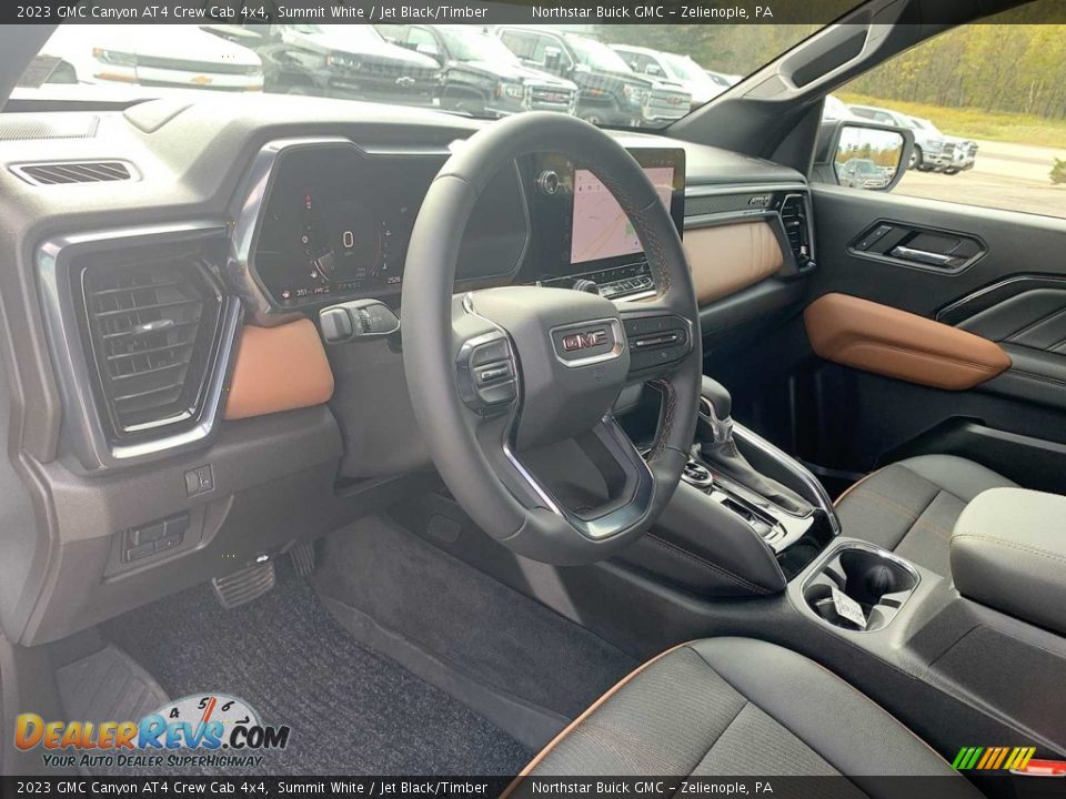 Front Seat of 2023 GMC Canyon AT4 Crew Cab 4x4 Photo #10