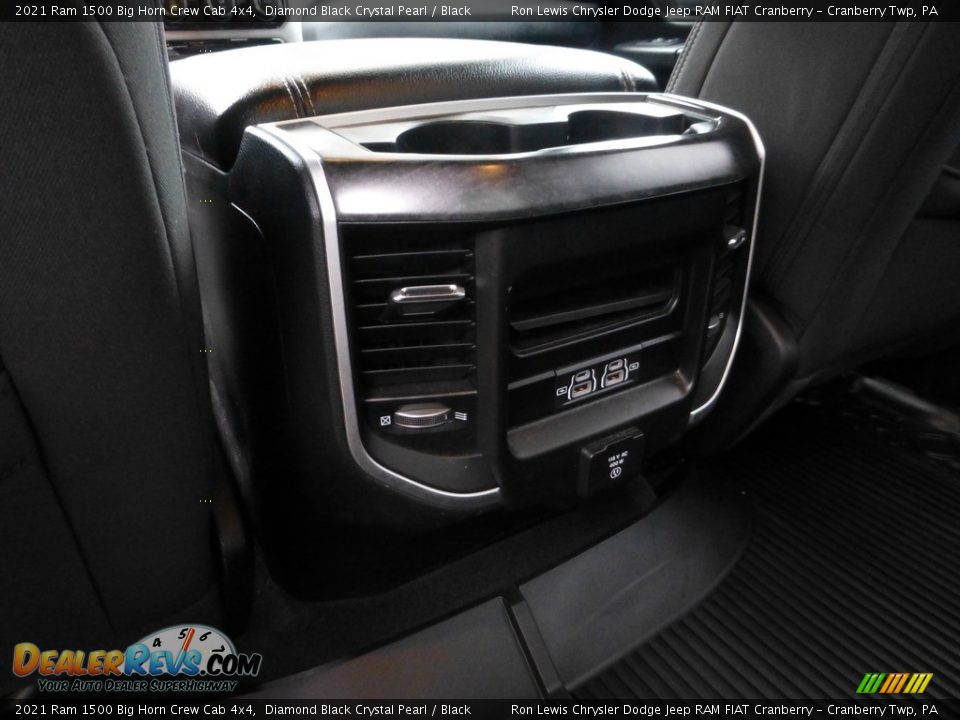 2021 Ram 1500 Big Horn Crew Cab 4x4 Diamond Black Crystal Pearl / Black Photo #13