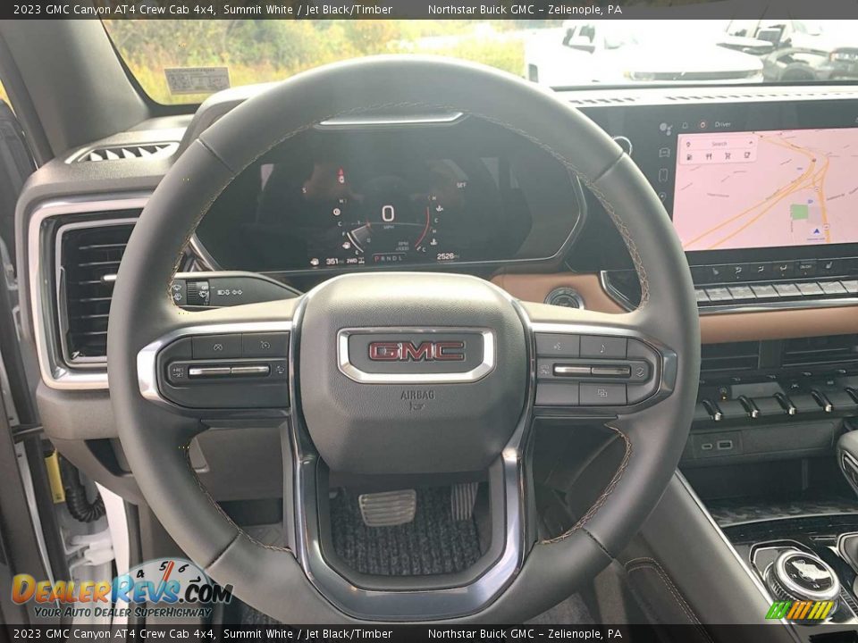 2023 GMC Canyon AT4 Crew Cab 4x4 Steering Wheel Photo #11