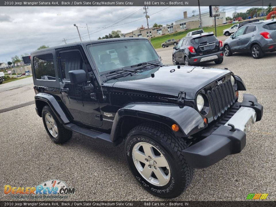 2010 Jeep Wrangler Sahara 4x4 Black / Dark Slate Gray/Medium Slate Gray Photo #21