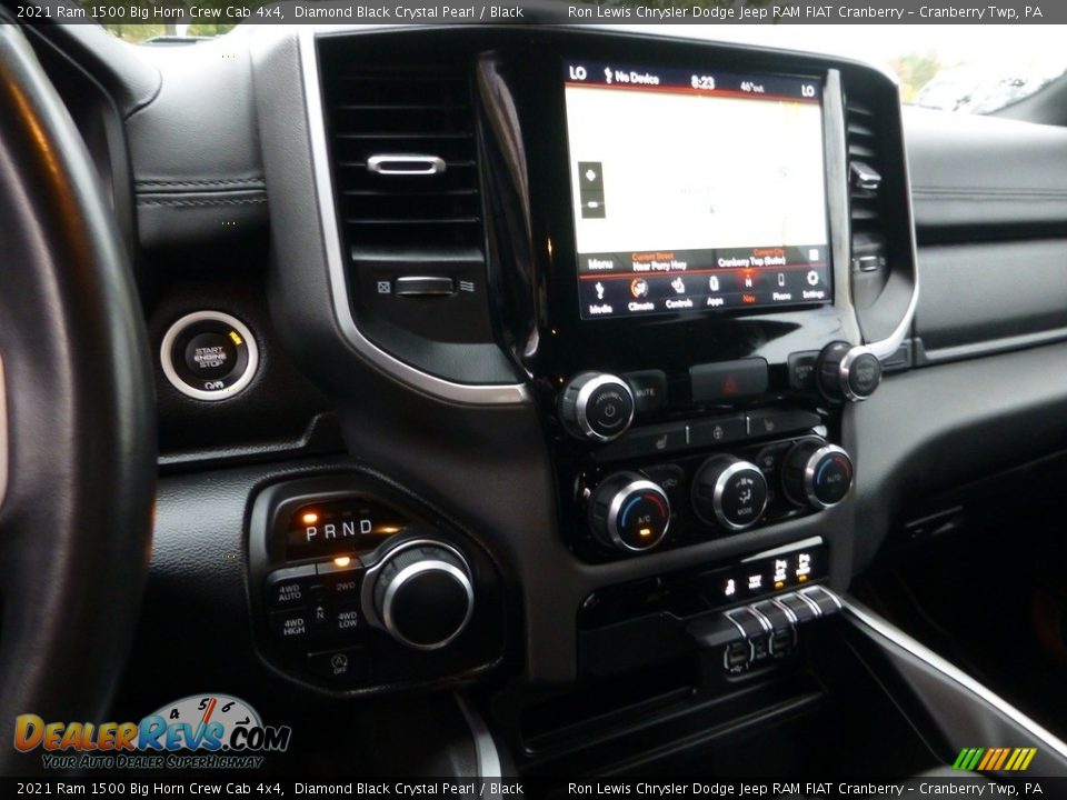 2021 Ram 1500 Big Horn Crew Cab 4x4 Diamond Black Crystal Pearl / Black Photo #17