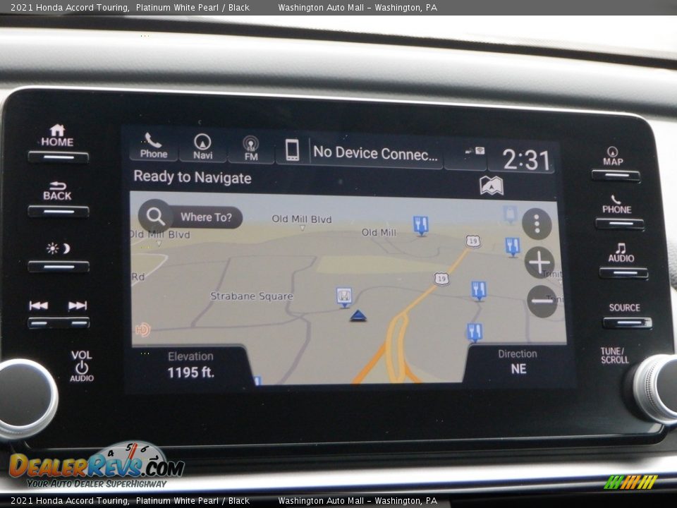 Navigation of 2021 Honda Accord Touring Photo #22