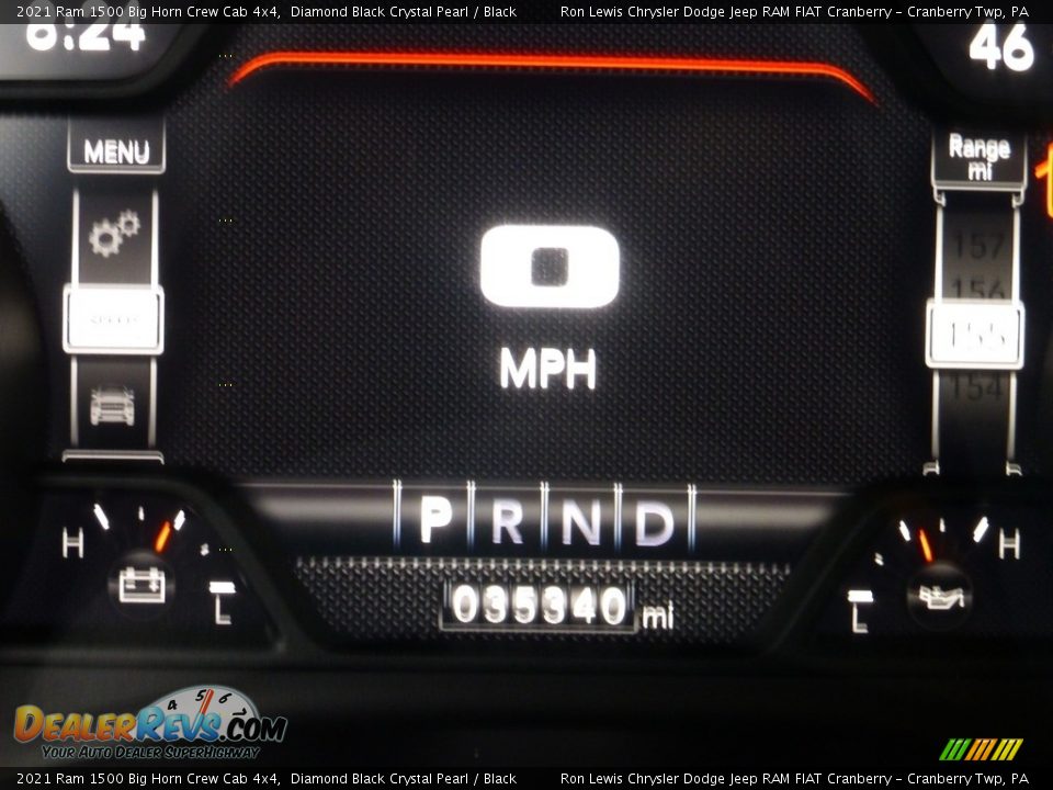2021 Ram 1500 Big Horn Crew Cab 4x4 Diamond Black Crystal Pearl / Black Photo #19