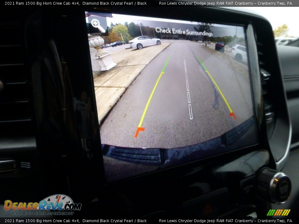 2021 Ram 1500 Big Horn Crew Cab 4x4 Diamond Black Crystal Pearl / Black Photo #20