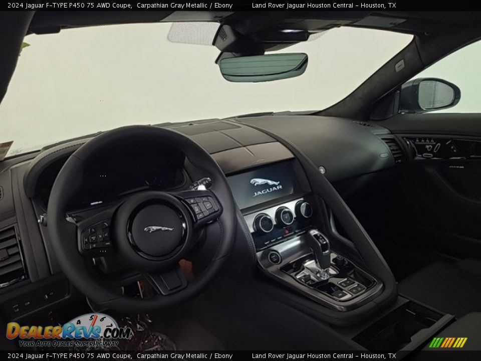 2024 Jaguar F-TYPE P450 75 AWD Coupe Carpathian Gray Metallic / Ebony Photo #4