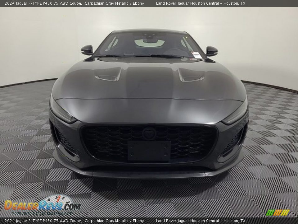 2024 Jaguar F-TYPE P450 75 AWD Coupe Carpathian Gray Metallic / Ebony Photo #8