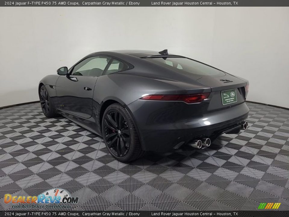 2024 Jaguar F-TYPE P450 75 AWD Coupe Carpathian Gray Metallic / Ebony Photo #10