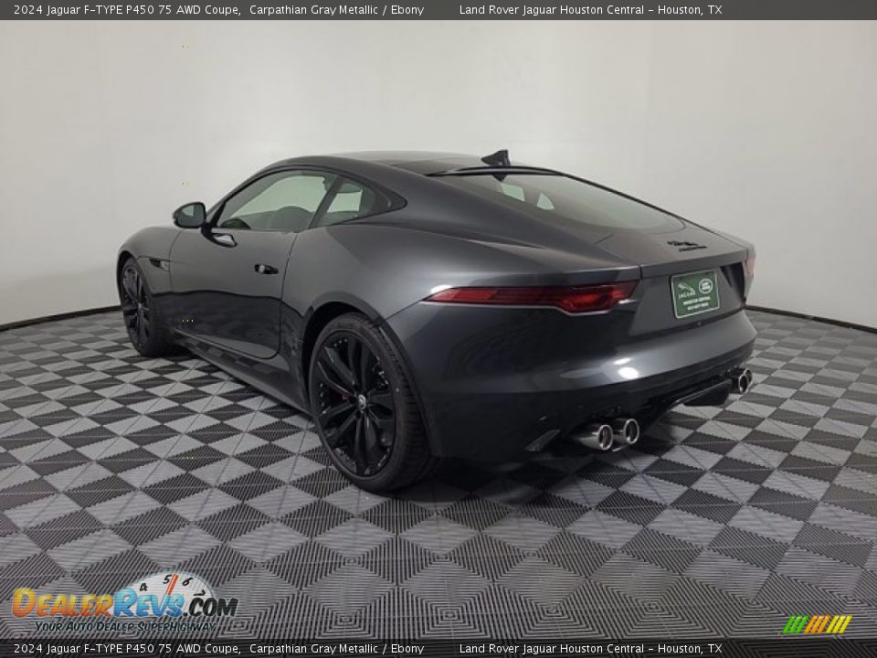 2024 Jaguar F-TYPE P450 75 AWD Coupe Carpathian Gray Metallic / Ebony Photo #10