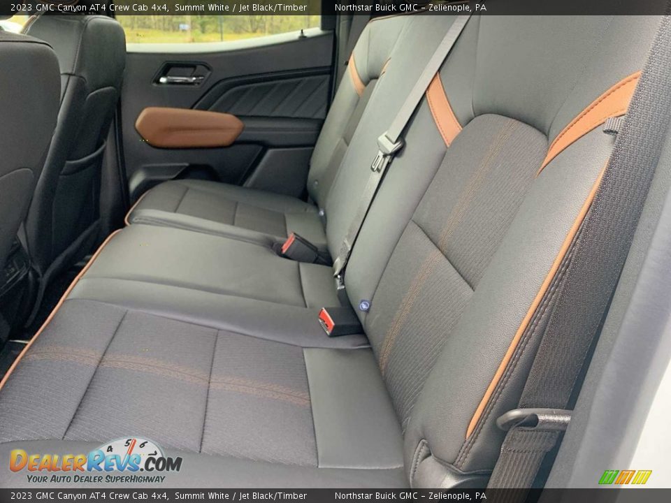 Rear Seat of 2023 GMC Canyon AT4 Crew Cab 4x4 Photo #24