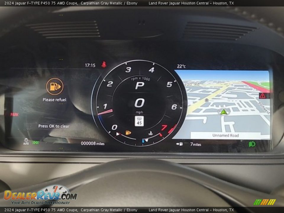 2024 Jaguar F-TYPE P450 75 AWD Coupe Gauges Photo #15