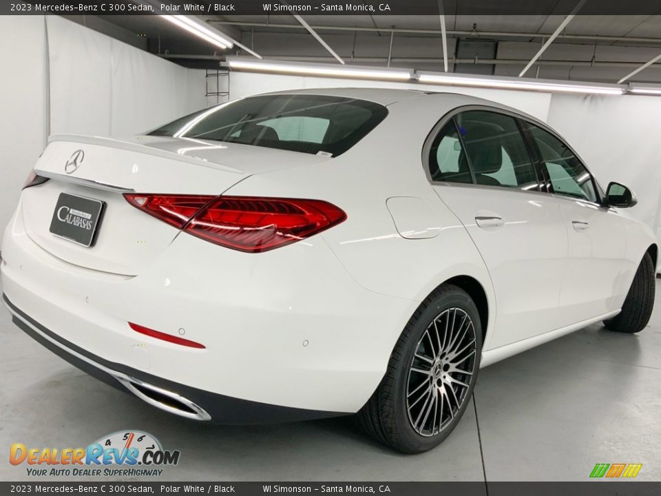 2023 Mercedes-Benz C 300 Sedan Polar White / Black Photo #4