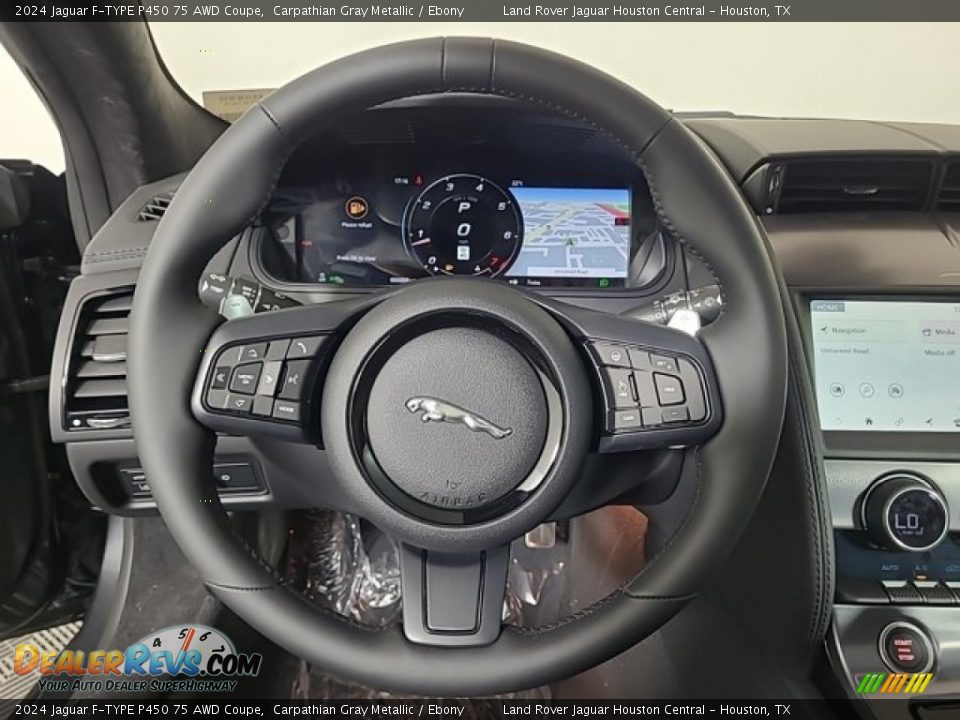 2024 Jaguar F-TYPE P450 75 AWD Coupe Steering Wheel Photo #17