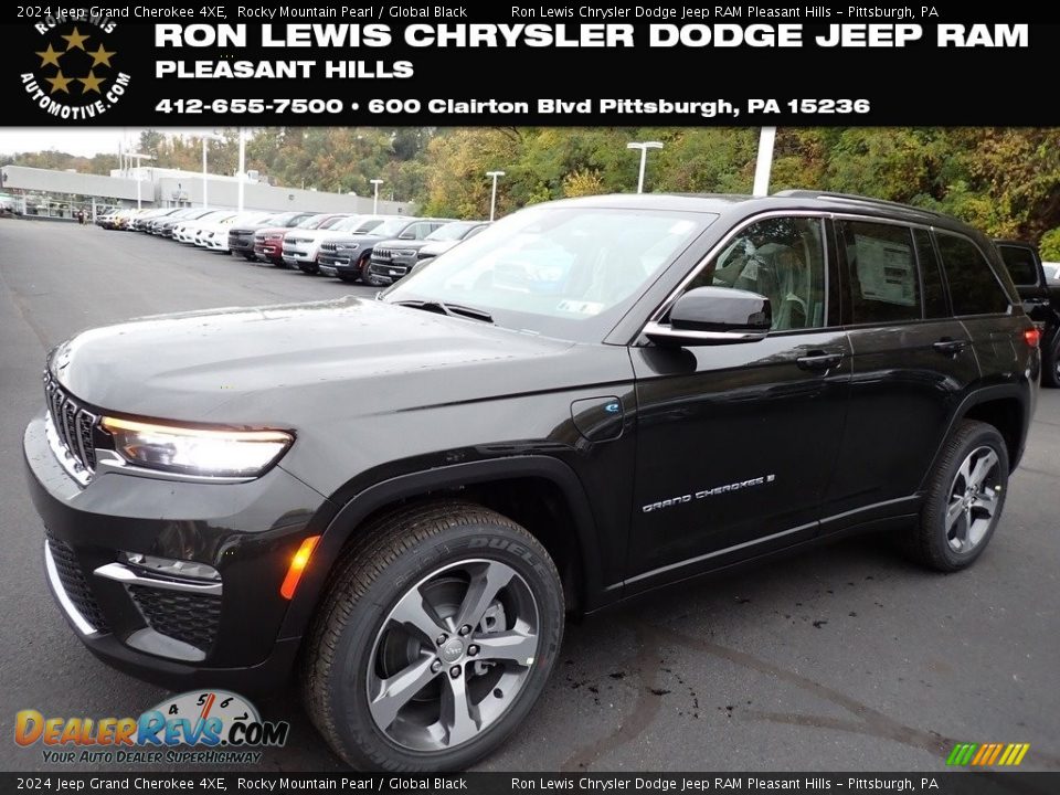 2024 Jeep Grand Cherokee 4XE Rocky Mountain Pearl / Global Black Photo #1