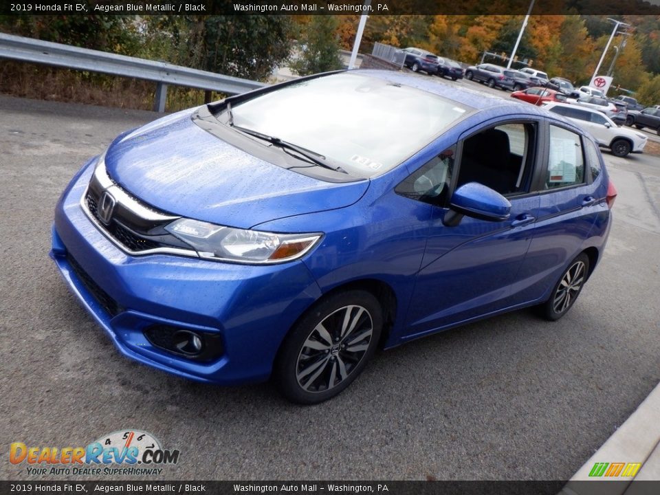 2019 Honda Fit EX Aegean Blue Metallic / Black Photo #5