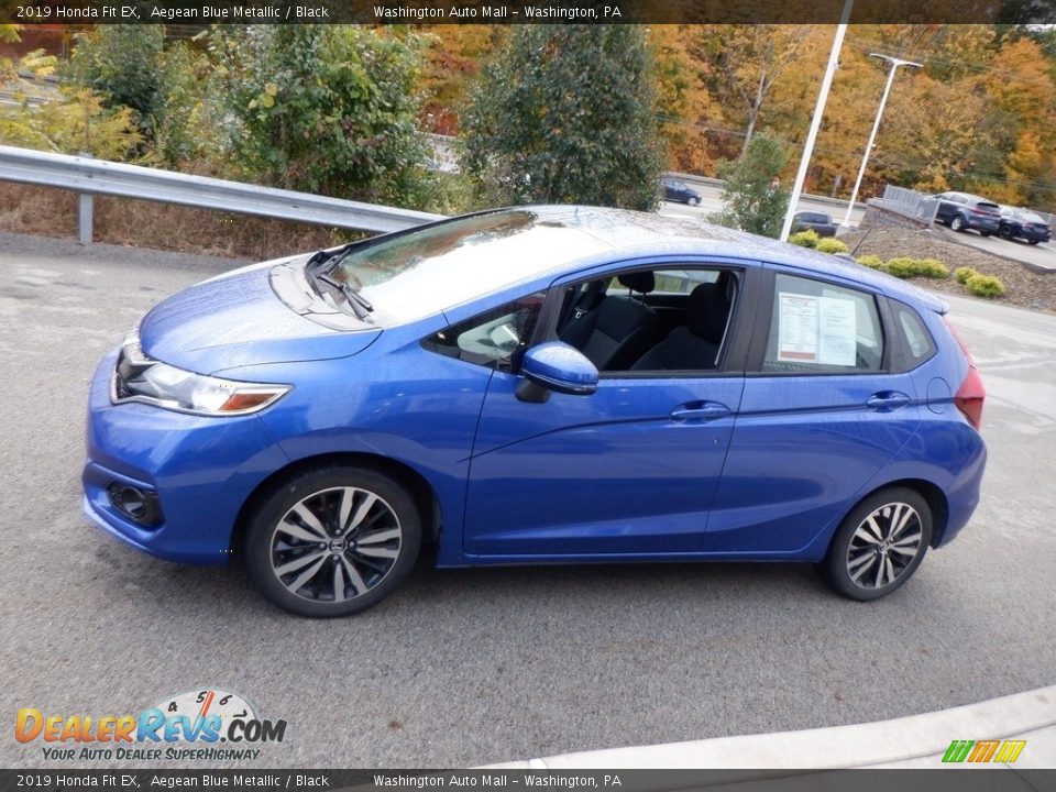 2019 Honda Fit EX Aegean Blue Metallic / Black Photo #6